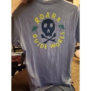 Roark Men's T Shirt Guide Works Short Sleeve Small NWOT A107 Excellent Skull
